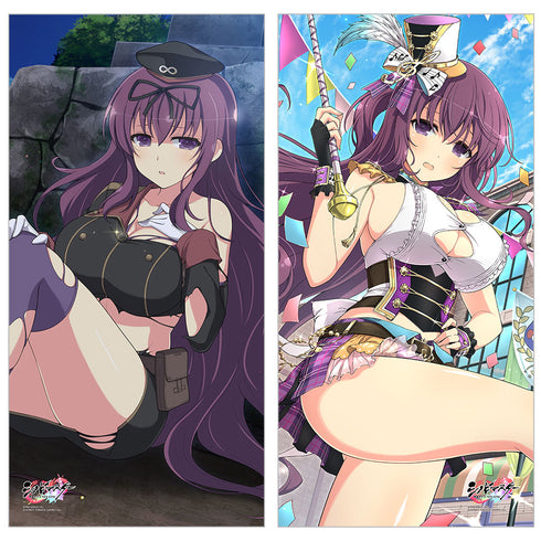 『シノビマスター 閃乱カグラ NEW LINK』ロングクッションカバー (紫/双乳祭)